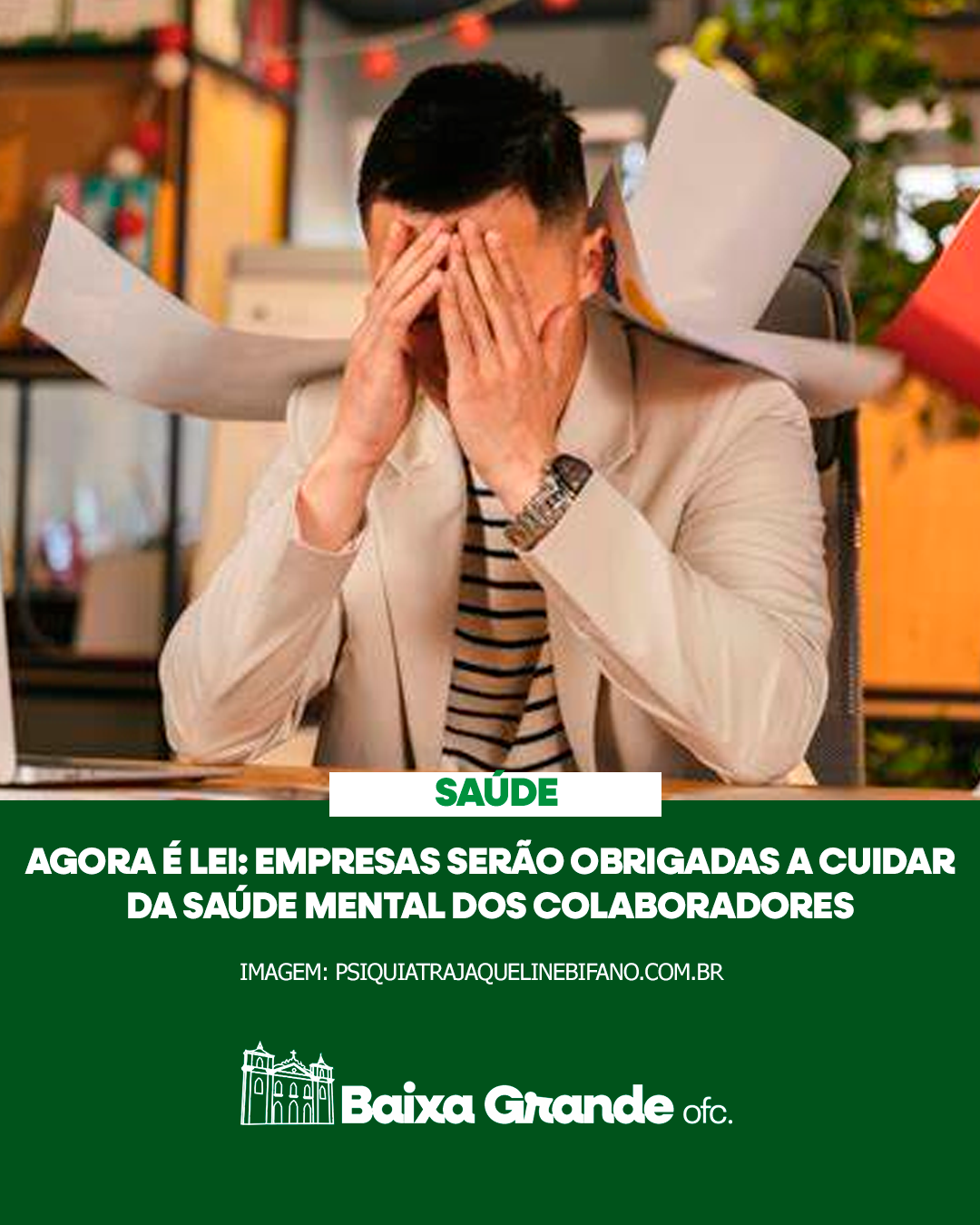 Agora é lei: empresas serão obrigadas a cuidar da saúde mental dos colaboradores   